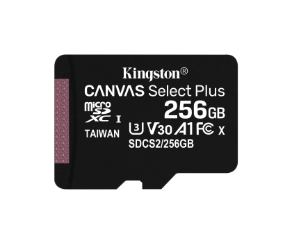 Karta pamięci Kingston 256GB microSDXC Canvas Select Plus 100MB/85MB/s